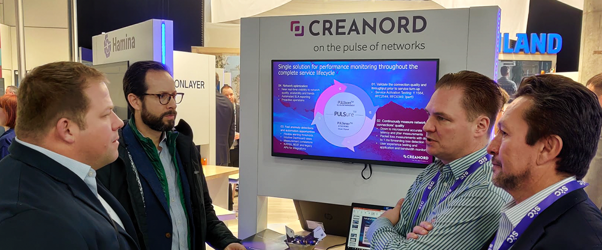 Creanord stand at MWC2023