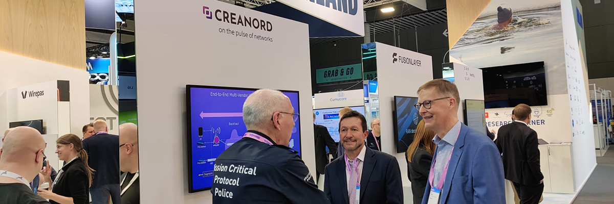 Creanord stand at MWC2026