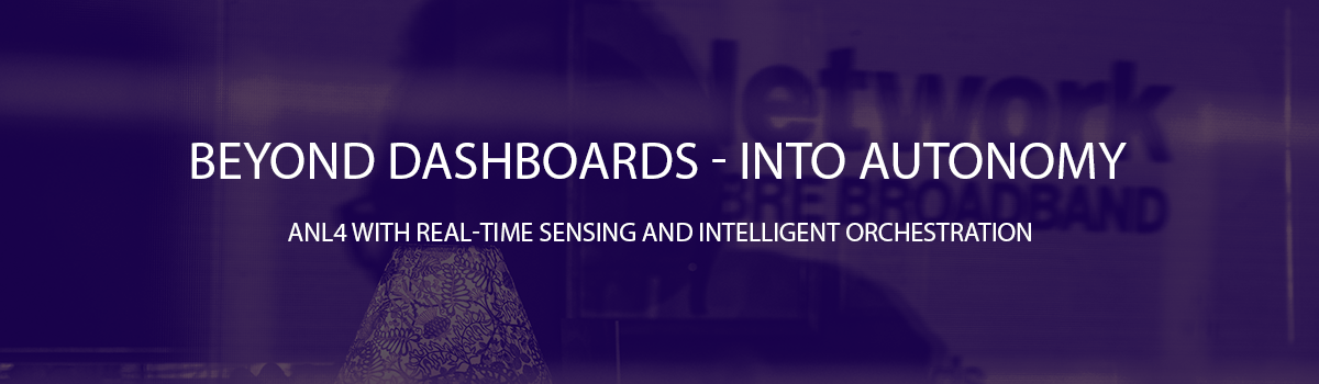 Reaching Autonomous Network Level 4 (ANL4) with Real-Time Sensing and Intelligent Orchestration